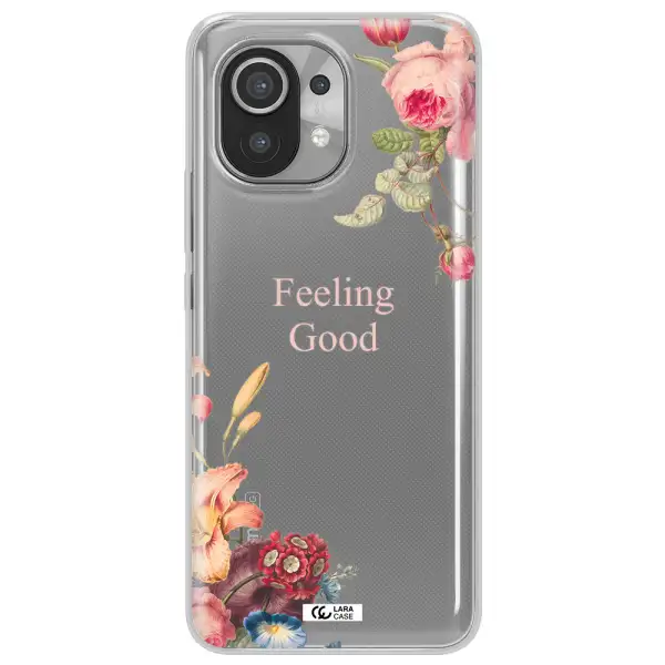 a close-up of flowers Xiaomi Mi 11 Clear TPU Case