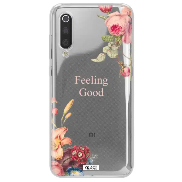 a close-up of flowers Xiaomi Mi 9 Clear TPU Case