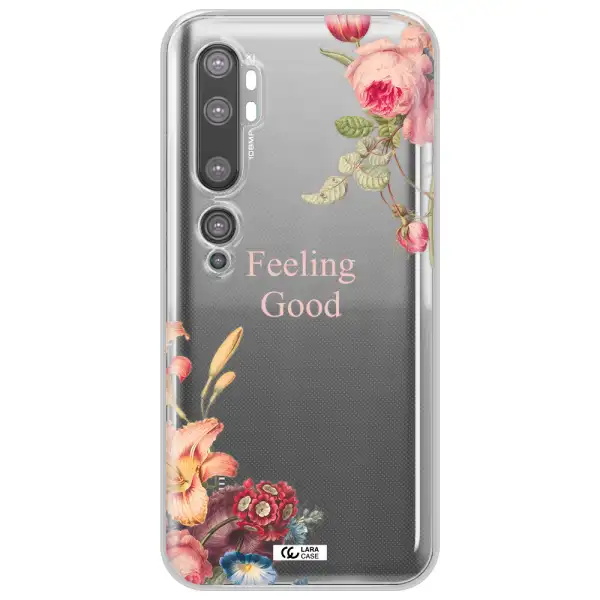 a close-up of flowers Xiaomi Mi Note 10 Clear TPU Case
