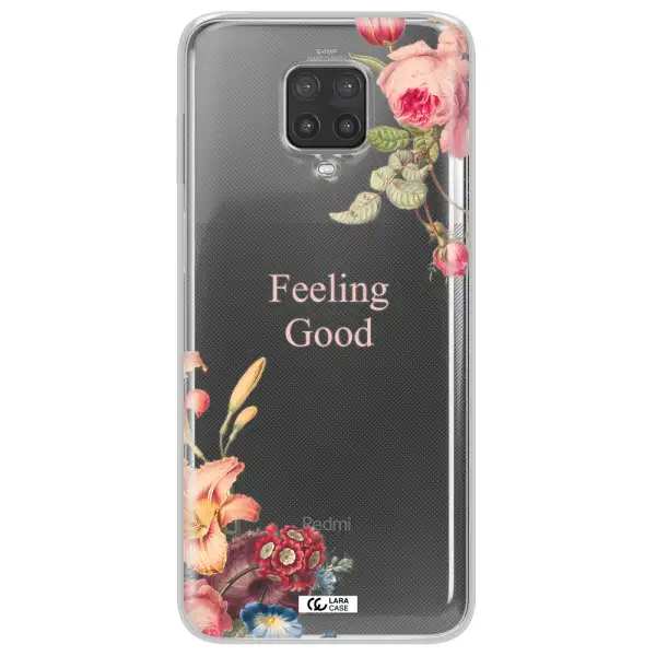 a close-up of flowers Xiaomi Note 9 Pro Clear TPU Case