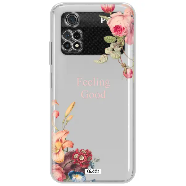 A Close-Up Of Flowers Xiaomi Poco M4 Pro 4G Clear Tpu Case