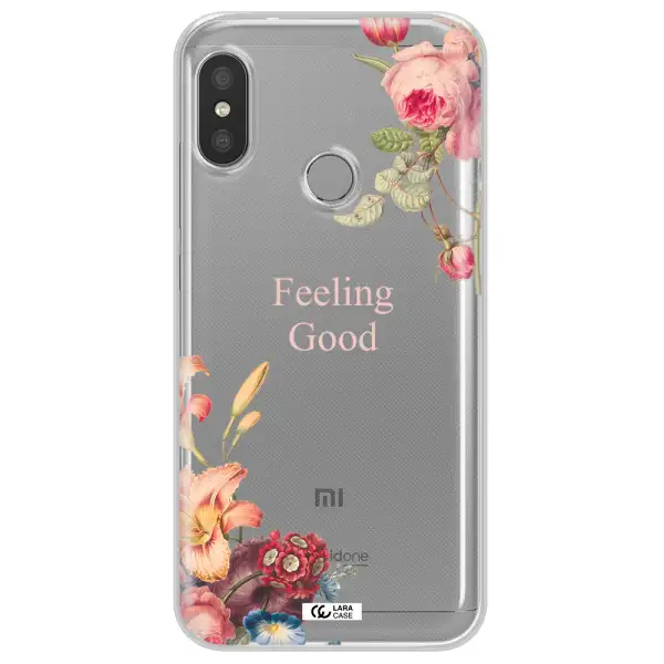 a close-up of flowers Xiaomi Redmi 6 Pro Clear TPU Case
