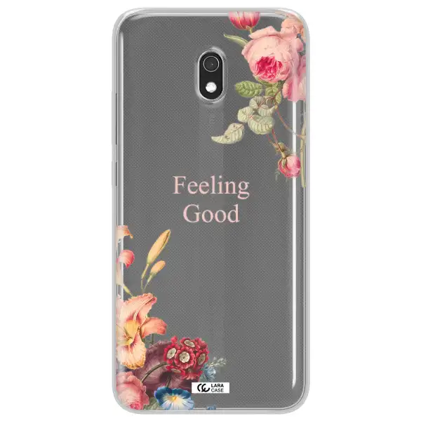 a close-up of flowers Xiaomi Redmi 8A Clear TPU Case