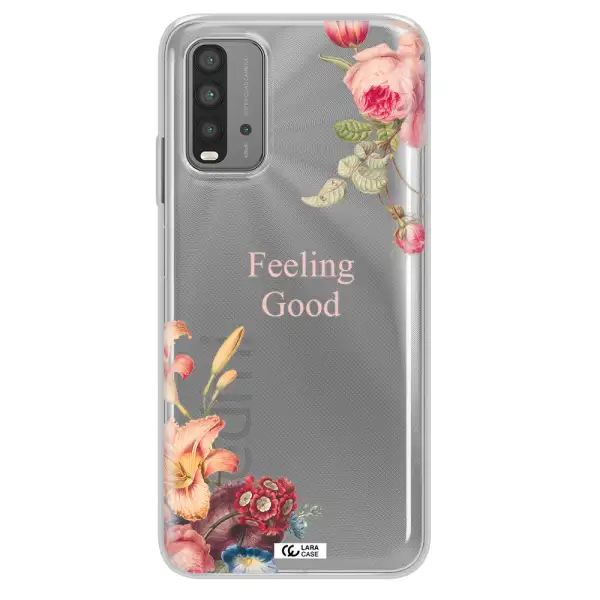 a close-up of flowers Xiaomi Redmi 9T Clear TPU Case