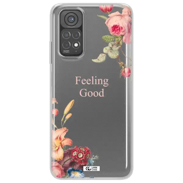 a close-up of flowers Xiaomi Redmi Note 11 Clear TPU Case