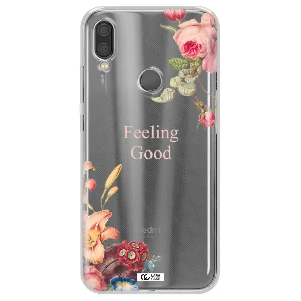 a close-up of flowers Xiaomi Redmi Note 7 Clear TPU Case