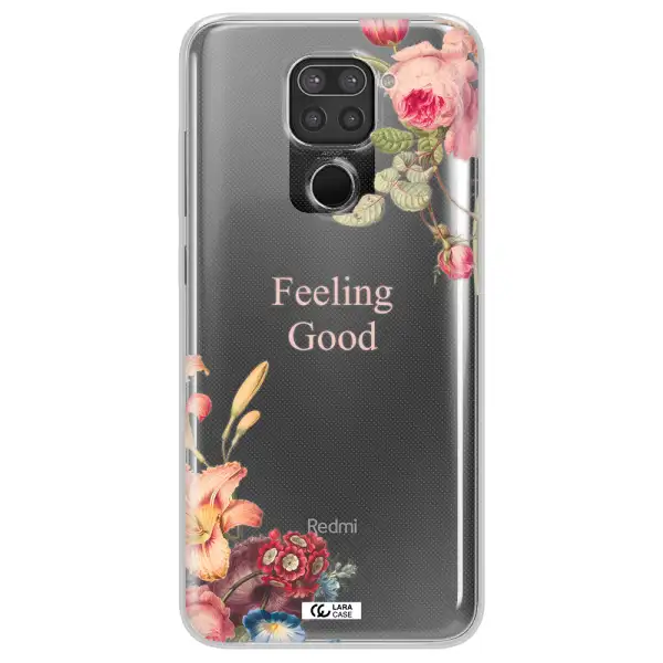 a close-up of flowers Xiaomi Redmi Note 9 Clear TPU Case