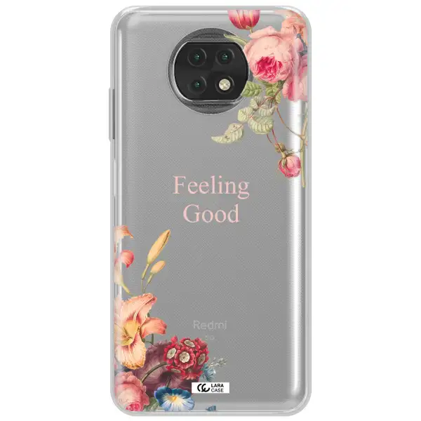 A Close-Up Of Flowers Xiaomi Redmi Note 9T Clear Tpu Case