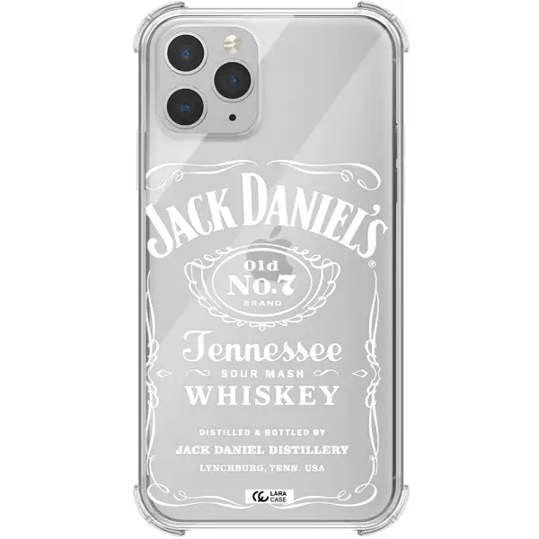 a white background with black dots Apple iPhone 11 pro Clear PC Case