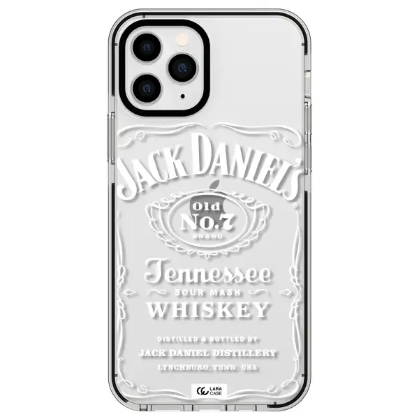 a white background with black dots Apple iPhone 11 pro max impact black border Case