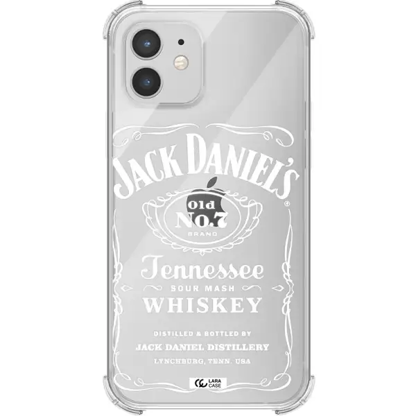 a white background with black dots Apple iPhone 12 Clear PC Case