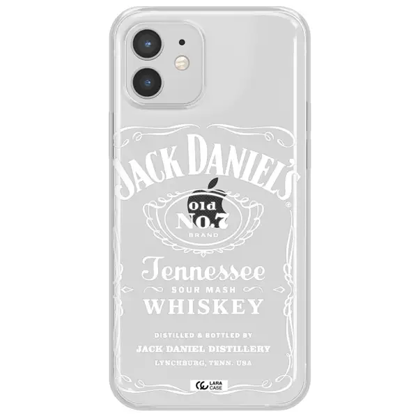 a white background with black dots Apple iPhone 12 mini Clear TPU Case