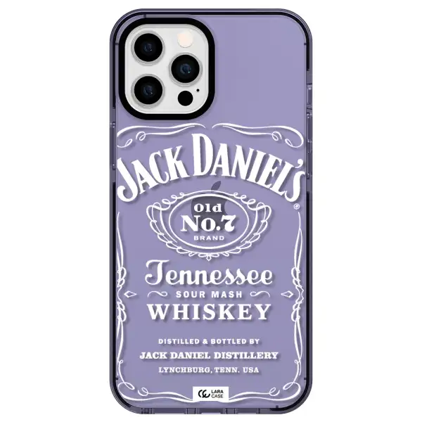 a white background with black dots Apple iPhone 12 pro max impact Lilac Case