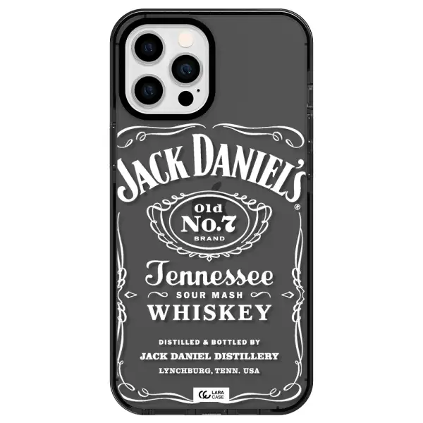 a white background with black dots Apple iPhone 12 pro max impact Smoke Black Case