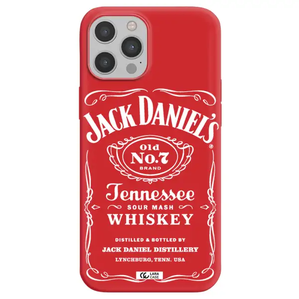 a white background with black dots Apple iPhone 12 pro max Silicone Imperial Red Case