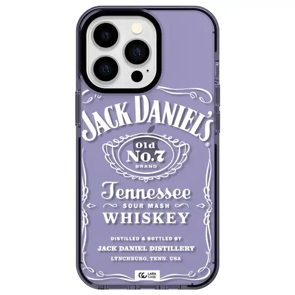 a white background with black dots Apple iPhone 13 Pro impact Lilac Case