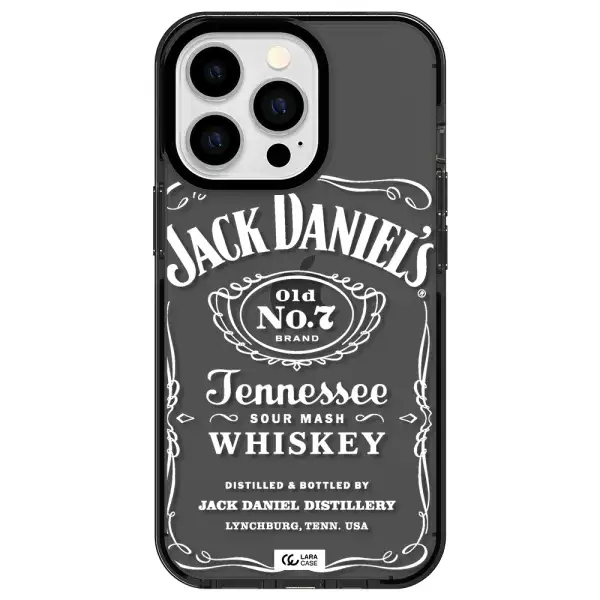 a white background with black dots Apple iPhone 13 Pro impact Smoke Black Case