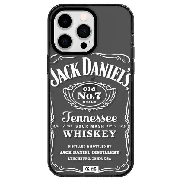 a white background with black dots Apple iPhone 14 pro max impact Smoke Black Case