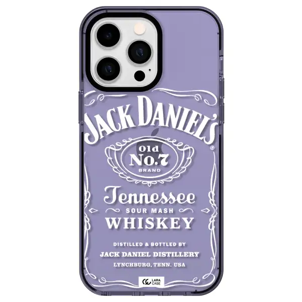 a white background with black dots Apple iPhone 15 Pro Max impact Lilac Case