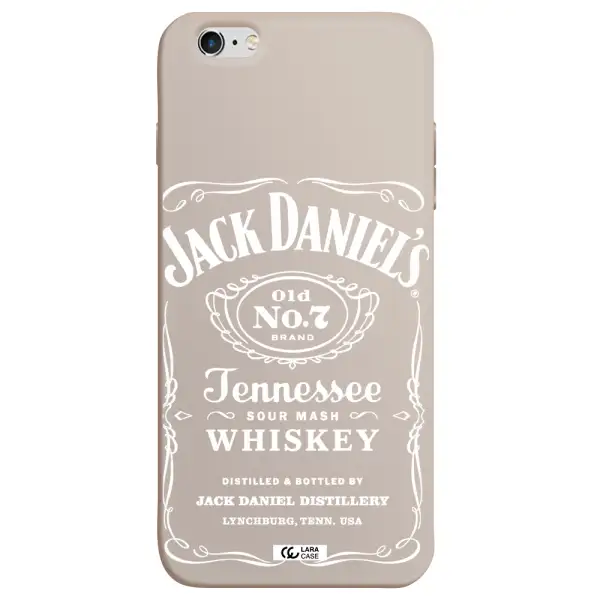 a white background with black dots Apple iPhone 6 plus Silicone Stone Case