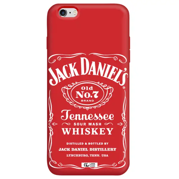 a white background with black dots Apple iPhone 6 s plus Silicone Imperial Red Case