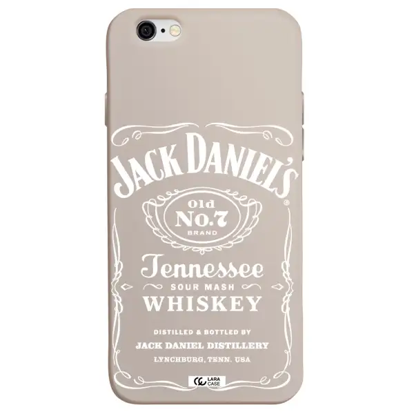 a white background with black dots Apple iPhone 6 Silicone Stone Case