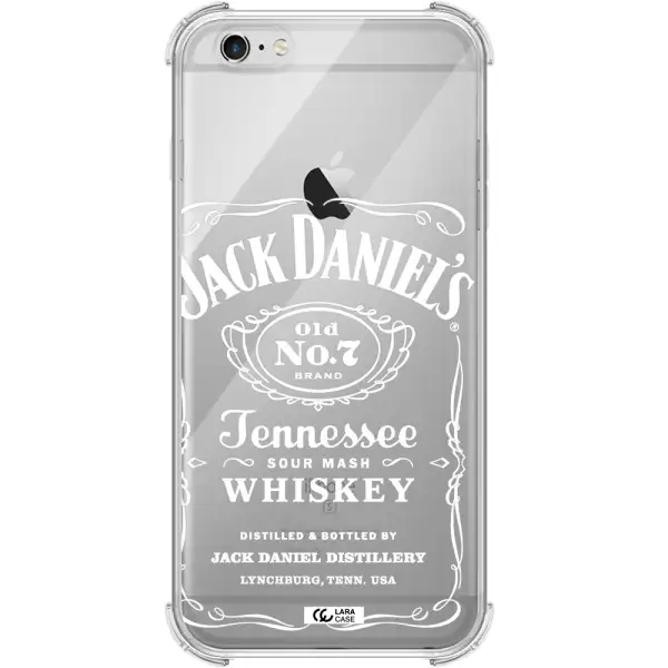 a white background with black dots Apple iPhone 6S Clear PC Case