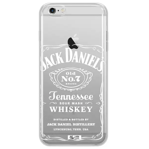 a white background with black dots Apple iPhone 6S Clear TPU Case