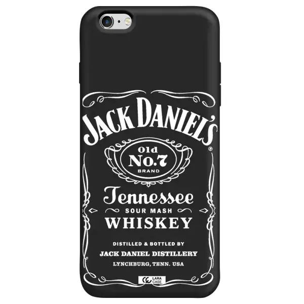 a white background with black dots Apple iPhone 6S Silicone black Case