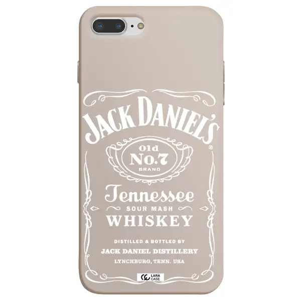 a white background with black dots Apple iPhone 7 plus Silicone Stone Case