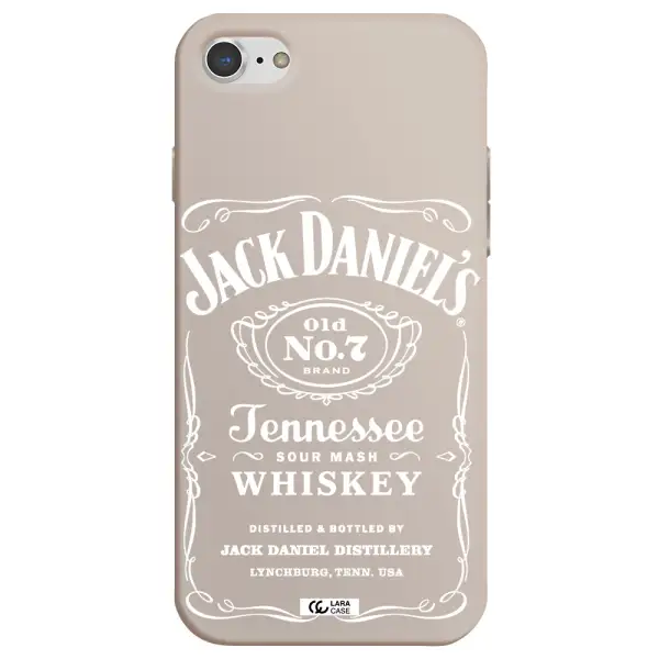 a white background with black dots Apple iPhone 7 Silicone Stone Case