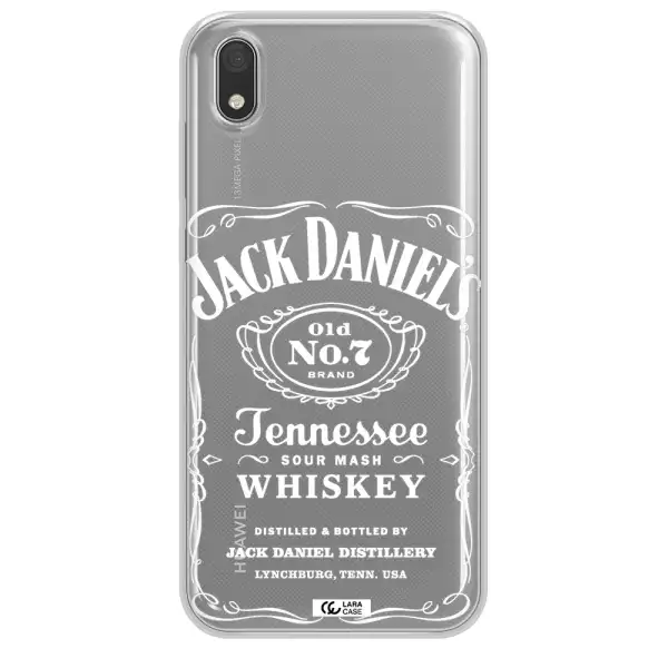 a white background with black dots Huawei Honor 8S Clear TPU Case