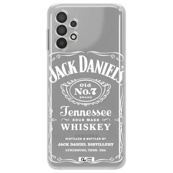 A White Background With Black Dots Samsung A32 4G Clear Tpu Case