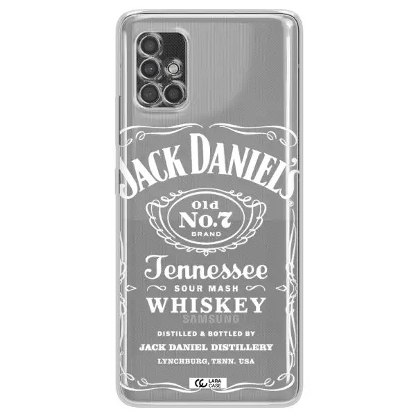 A White Background With Black Dots Samsung A40S Clear Tpu Case