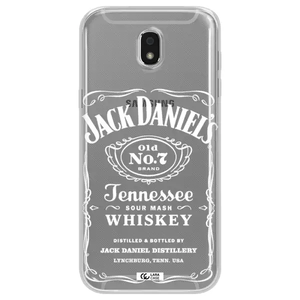 a white background with black dots Samsung J5 2017 Clear TPU Case