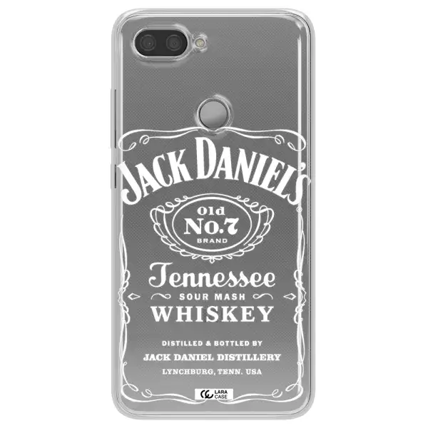 a white background with black dots Xiaomi Mi 8 Lite Clear TPU Case