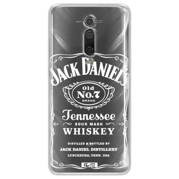 a white background with black dots Xiaomi Mi 9T Clear TPU Case