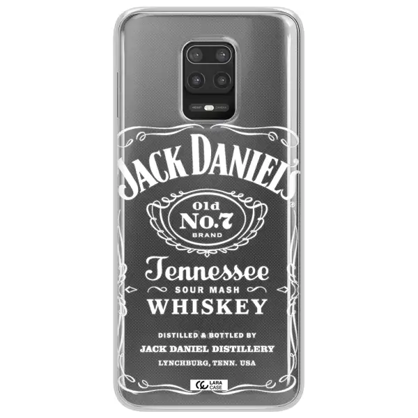 a white background with black dots Xiaomi Note 9S Clear TPU Case