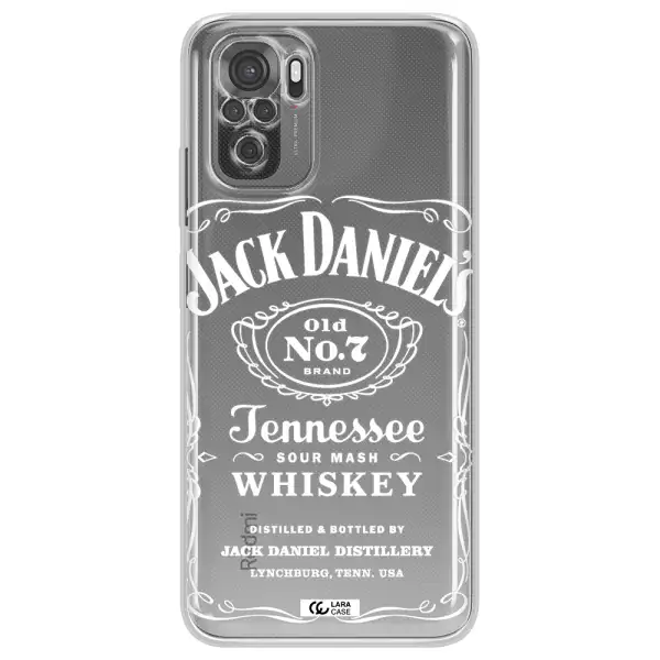 A White Background With Black Dots Xiaomi Redmi Note 10S Clear Tpu Case