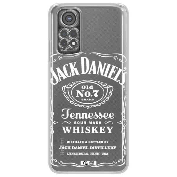 A White Background With Black Dots Xiaomi Redmi Note 11S Clear Tpu Case