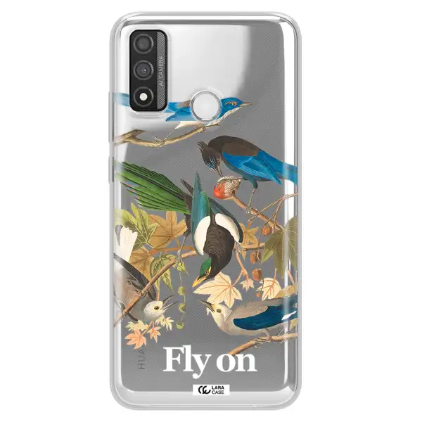 a group of birds on a branch Huawei P Smart 2020 Clear TPU Case