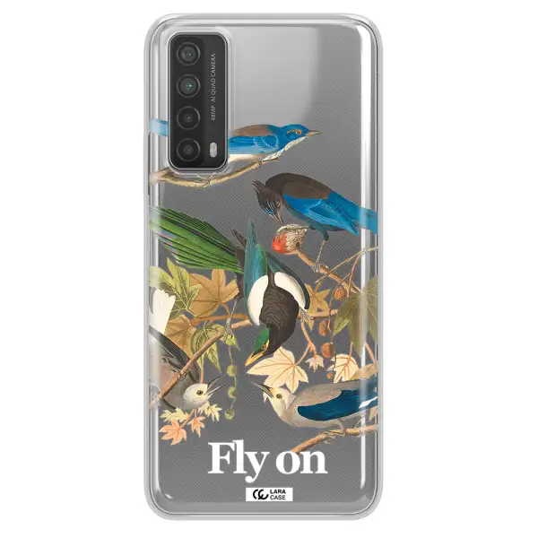 a group of birds on a branch Huawei P Smart 2021 Clear TPU Case