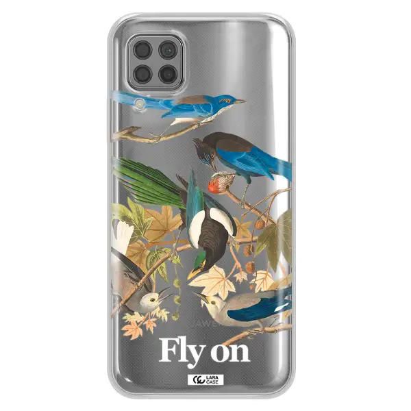 a group of birds on a branch Huawei P40 Lite Clear TPU Case