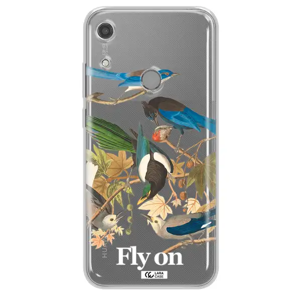 a group of birds on a branch Huawei Y6S Clear TPU Case