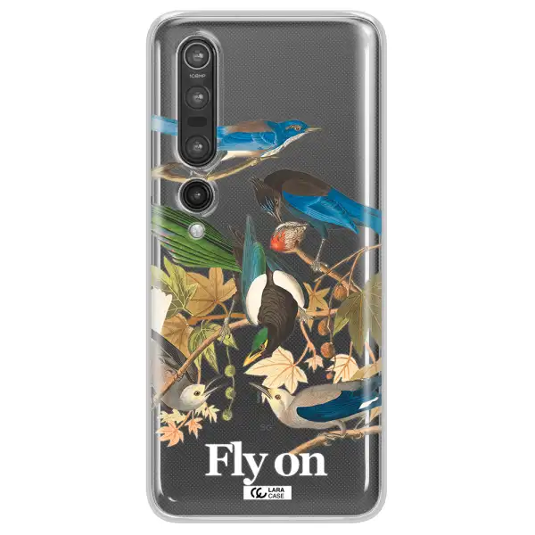 a group of birds on a branch Xiaomi Mi 10 Pro Clear TPU Case