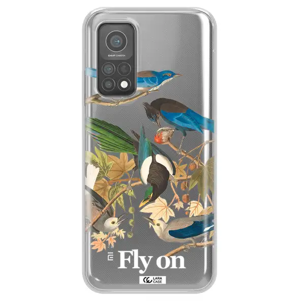 a group of birds on a branch Xiaomi Mi 10 T Pro Clear TPU Case