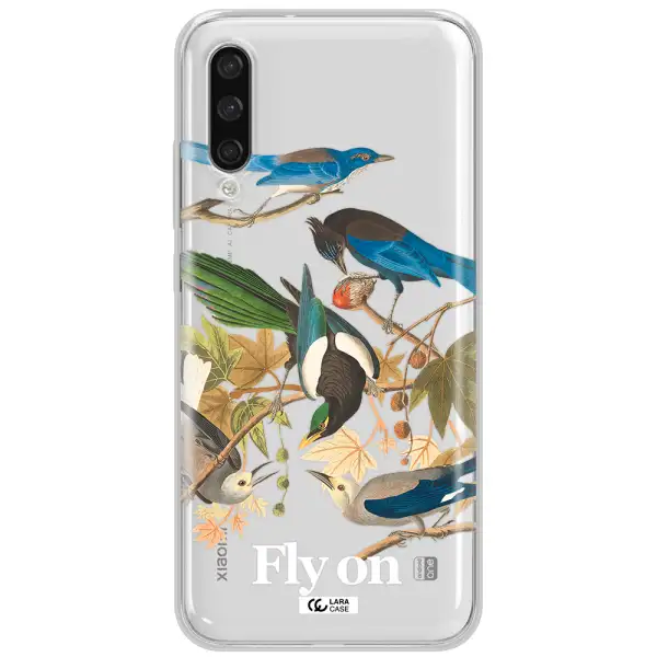 A Group Of Birds On A Branch Xiaomi Mi A3 Clear Tpu Case