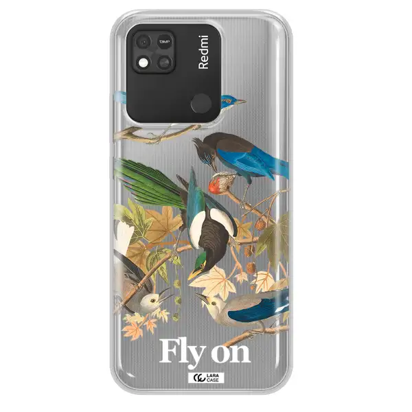 a group of birds on a branch Xiaomi Redmi 10A Clear TPU Case
