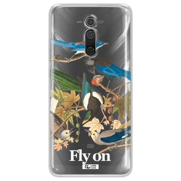 A Group Of Birds On A Branch Xiaomi Redmi K20 Clear Tpu Case