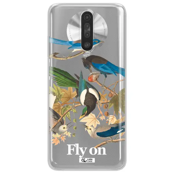 a group of birds on a branch Xiaomi Redmi K30 Clear TPU Case
